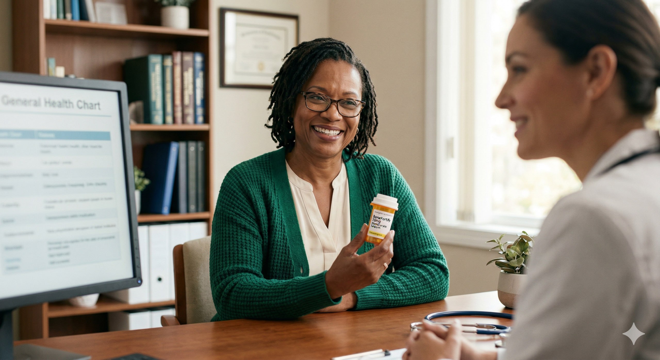 Professional doctor consultation